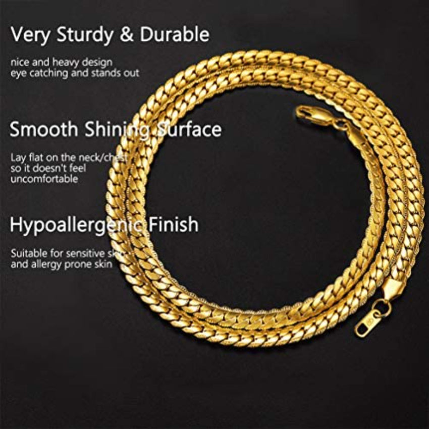Zig Chain (Gold) 4mm