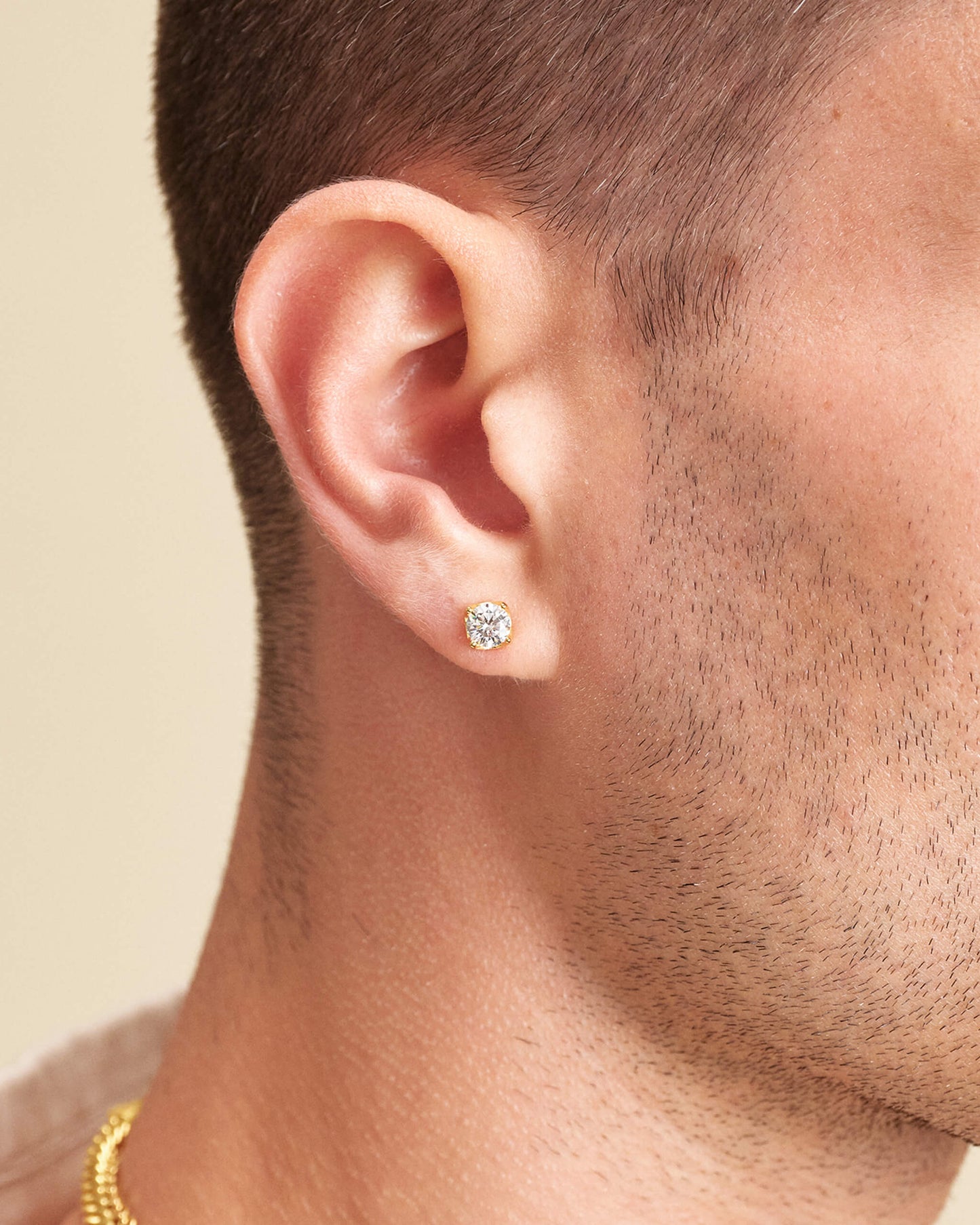 Classic Stud Earrings - Gold