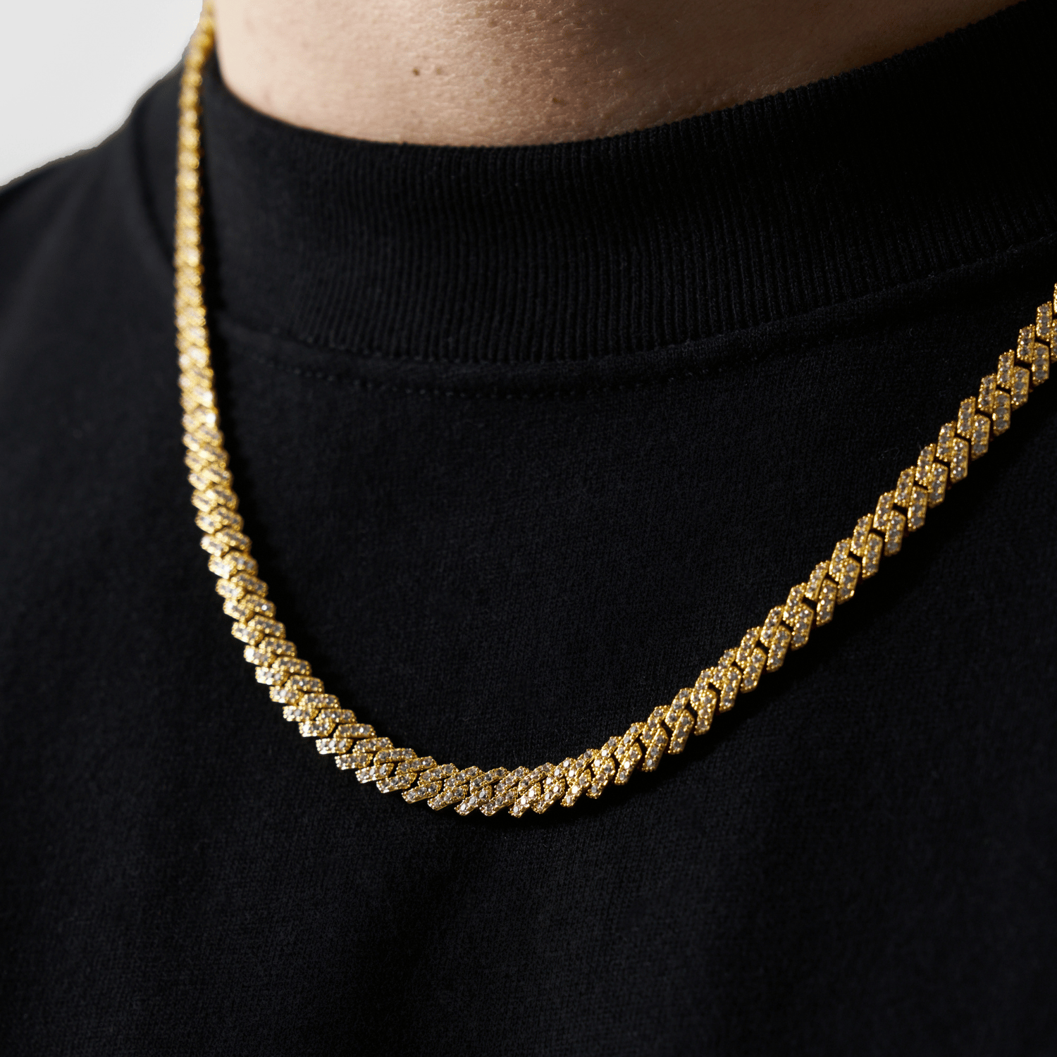 Prong Link Iced Cuban (Gold) 6mm1