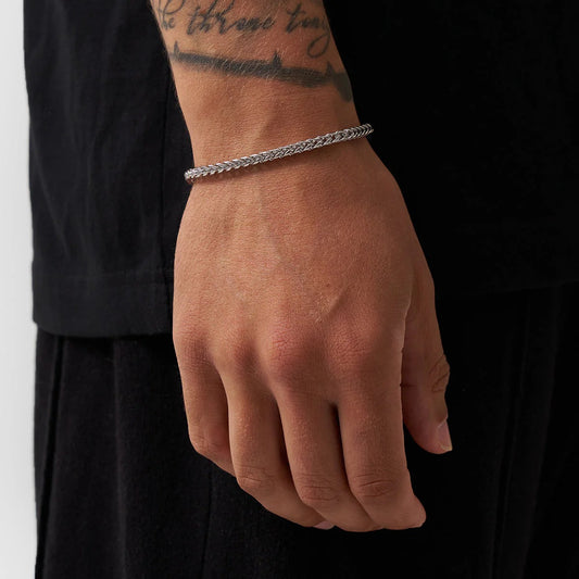 FRANCO BRACELET (SILVER) 2MM