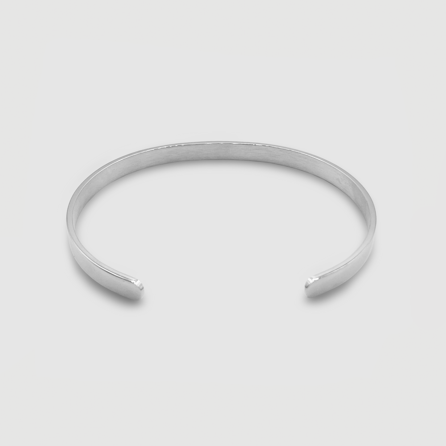 Cuff Bracelet (Silver) 4mm