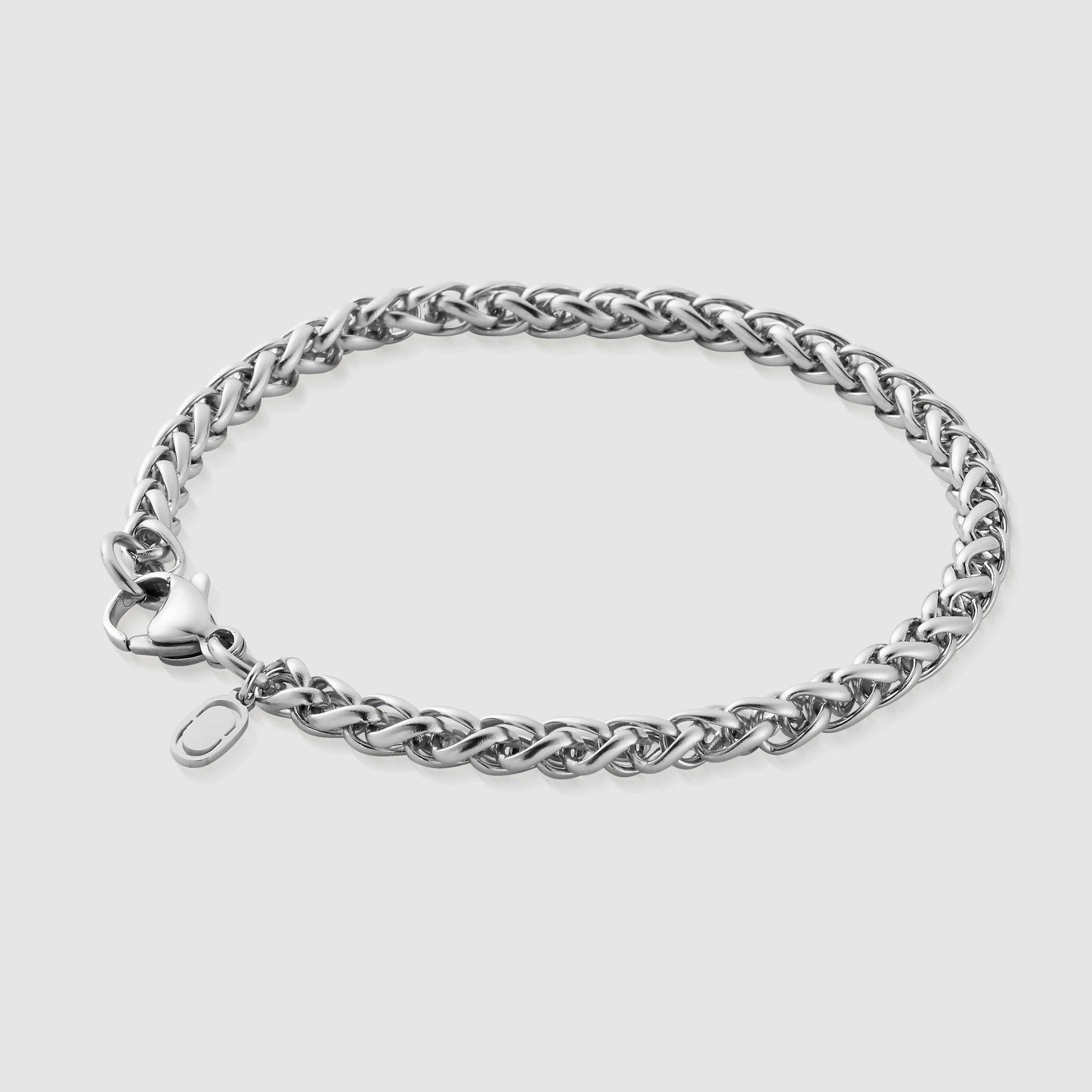 Wheat Bracelet (Silver) 4mm