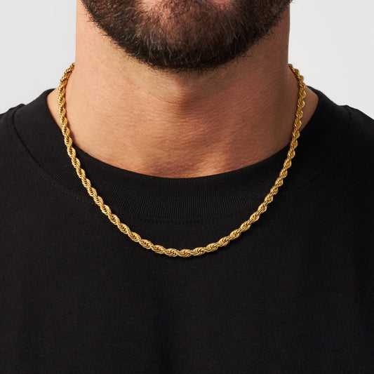 Rope Chain (Gold) 4mm
