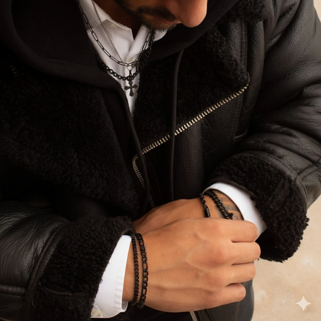 FIGARO BRACELET (BLACK) 4MM