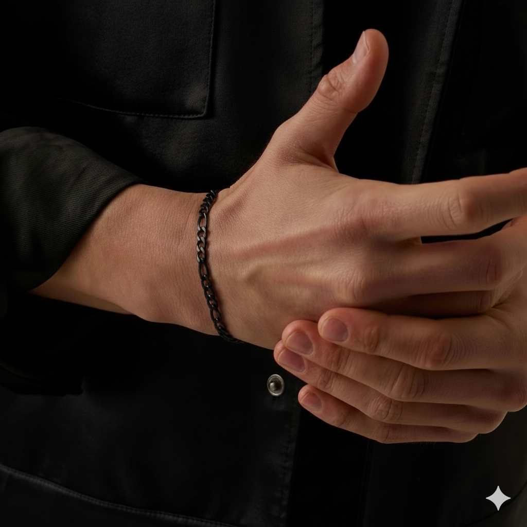 FIGARO BRACELET (BLACK) 4MM