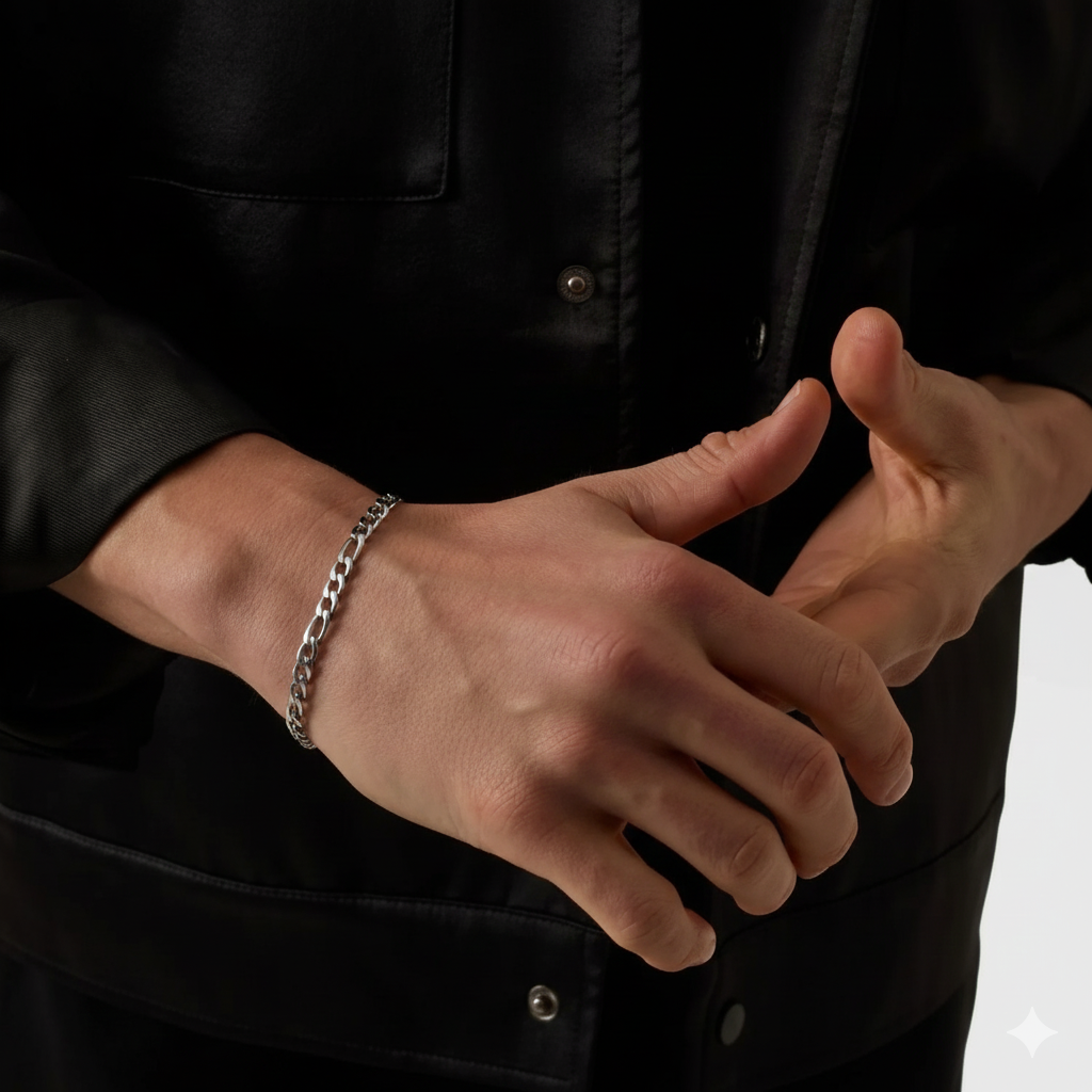 FIGARO BRACELET (SILVER) 4MM