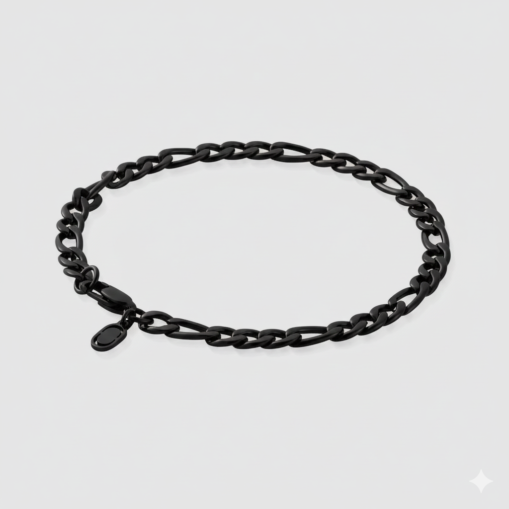 FIGARO BRACELET (BLACK) 4MM
