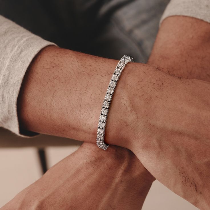 TENNIS BRACELET (GOLD) 4MM