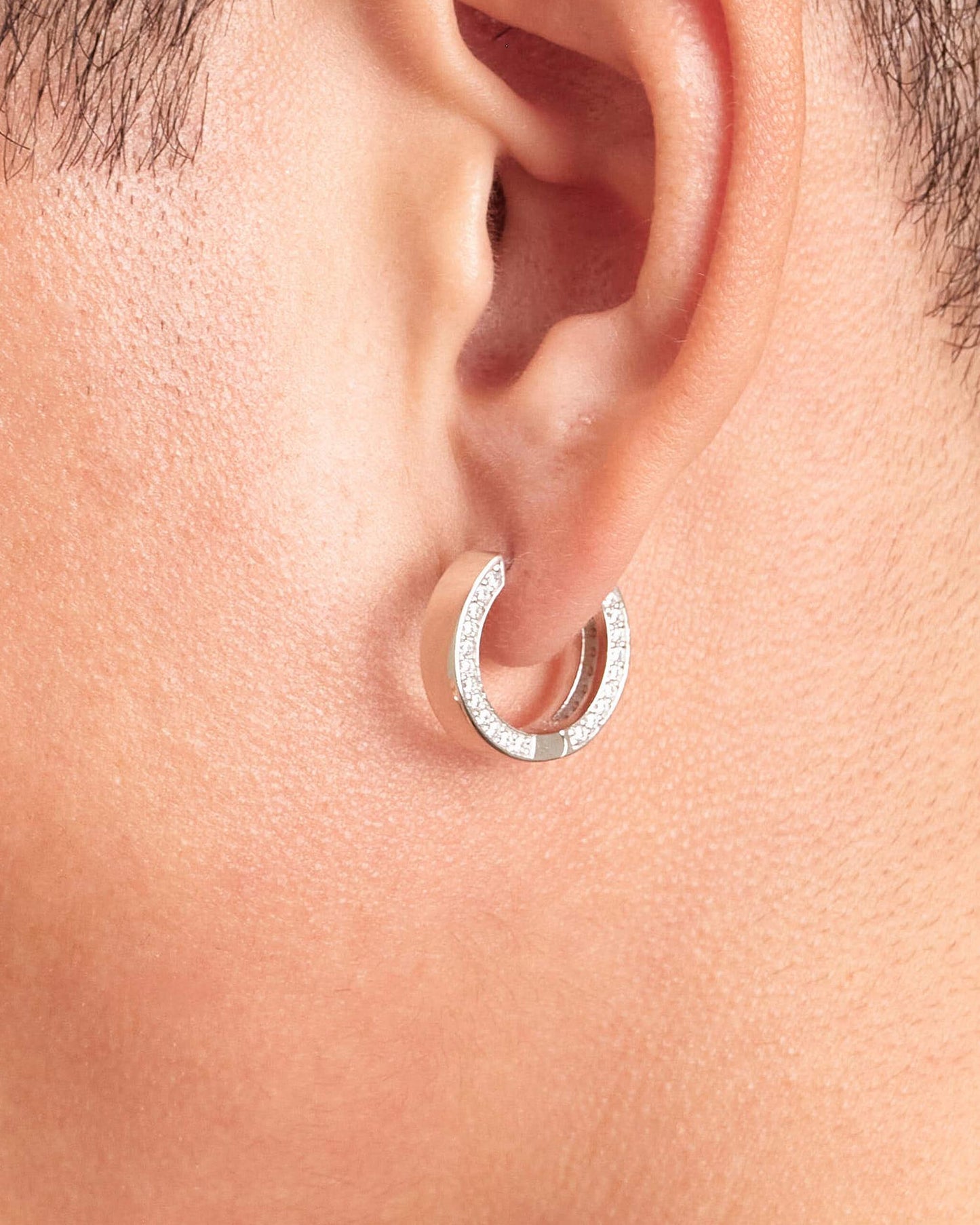 Classic Hoop Earrings - Silver