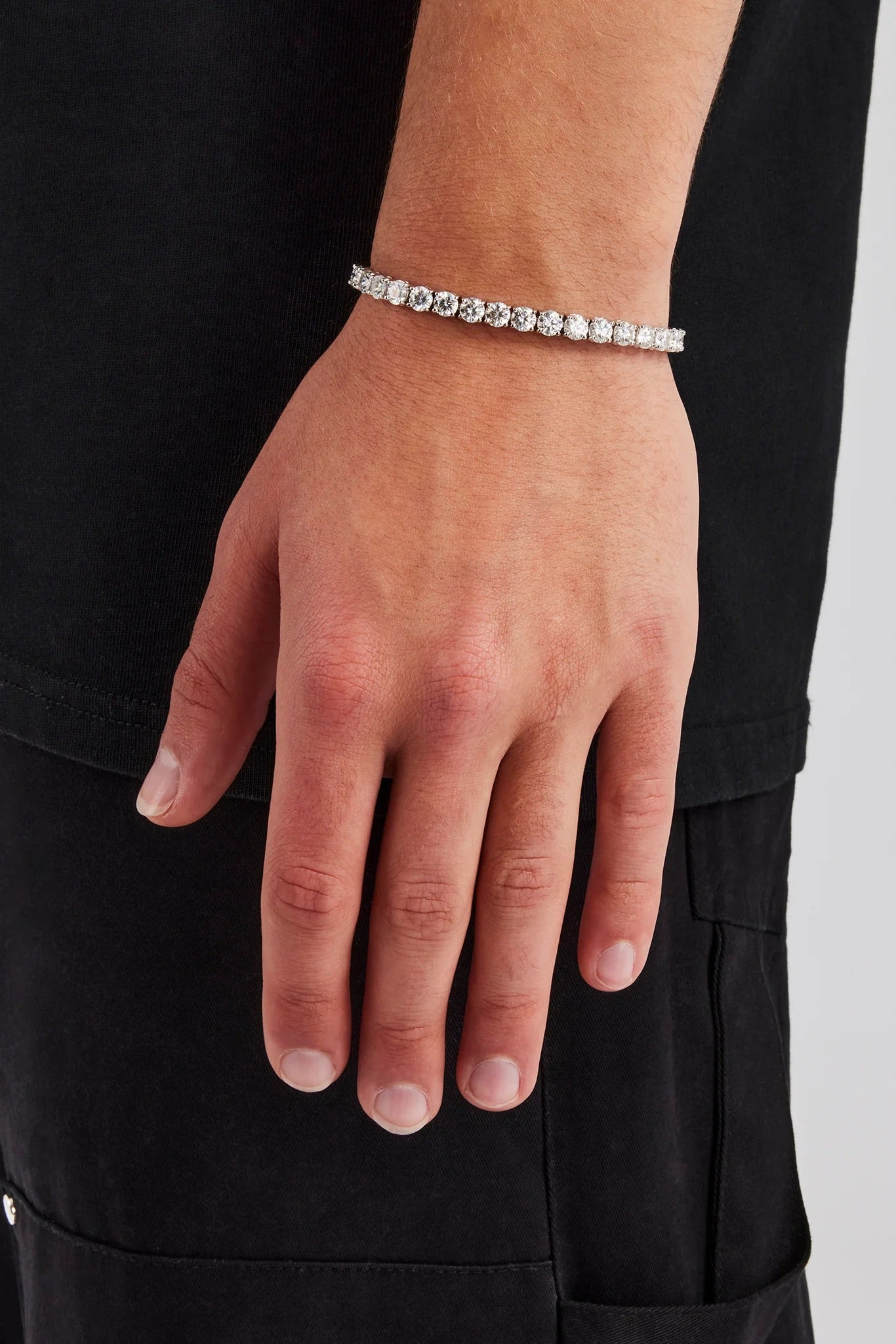 TENNIS BRACELET (SILVER) 4MM