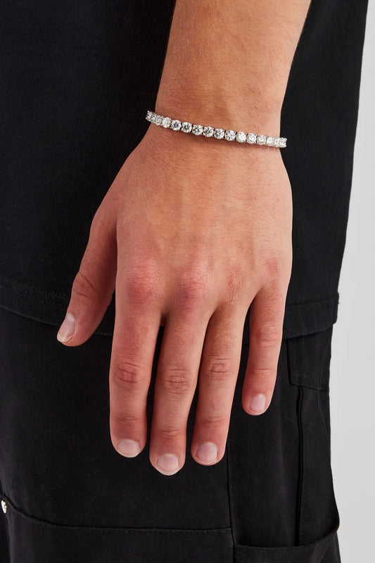 TENNIS BRACELET (SILVER) 4MM