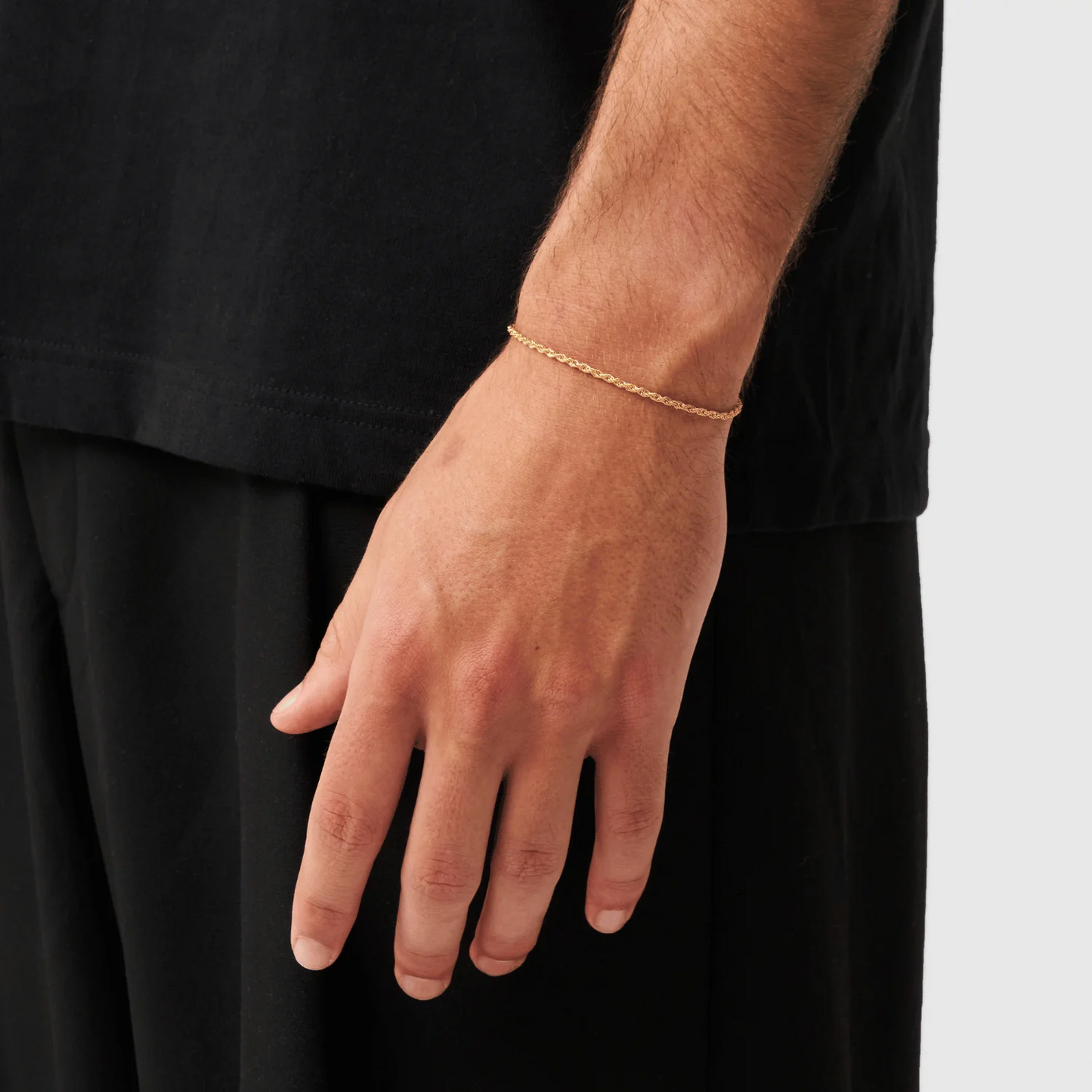 ROPE BRACELET (GOLD) 2MM