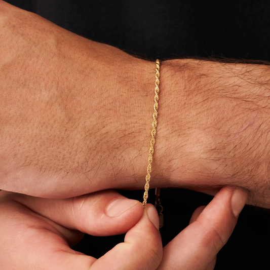 ROPE BRACELET (GOLD) 2MM