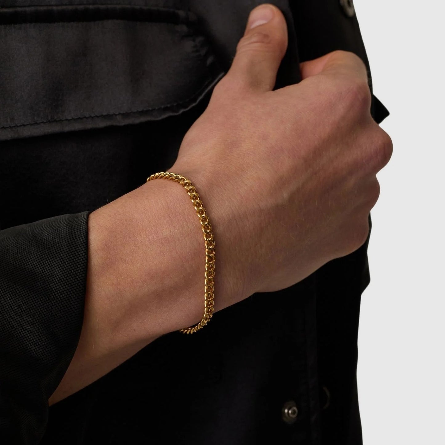 CUBAN BRACELET (GOLD) 4MM