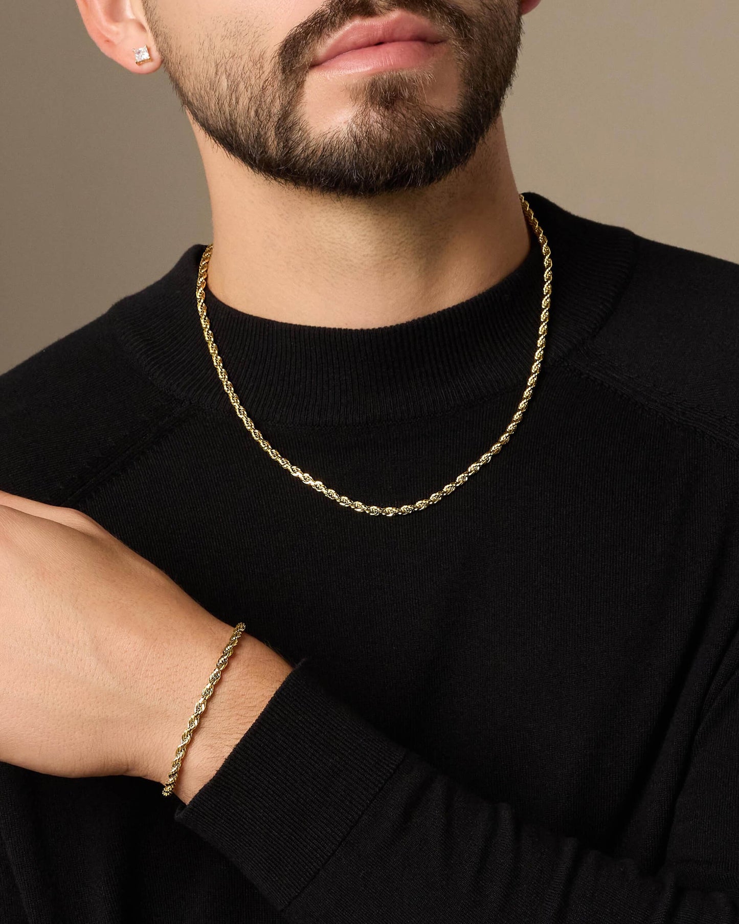 BOX BRACELET (GOLD) 3MM