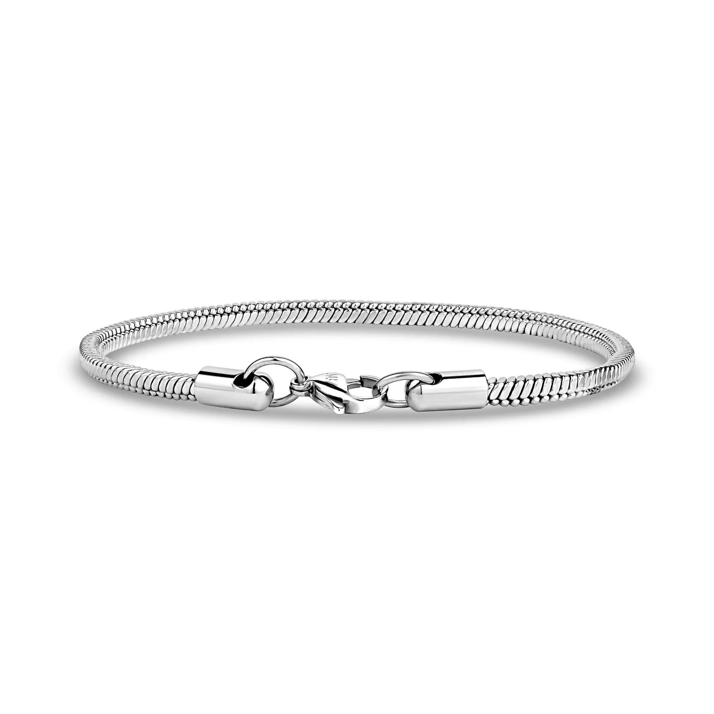 SLIM SILVER SNAKE (SILVER) 2MM