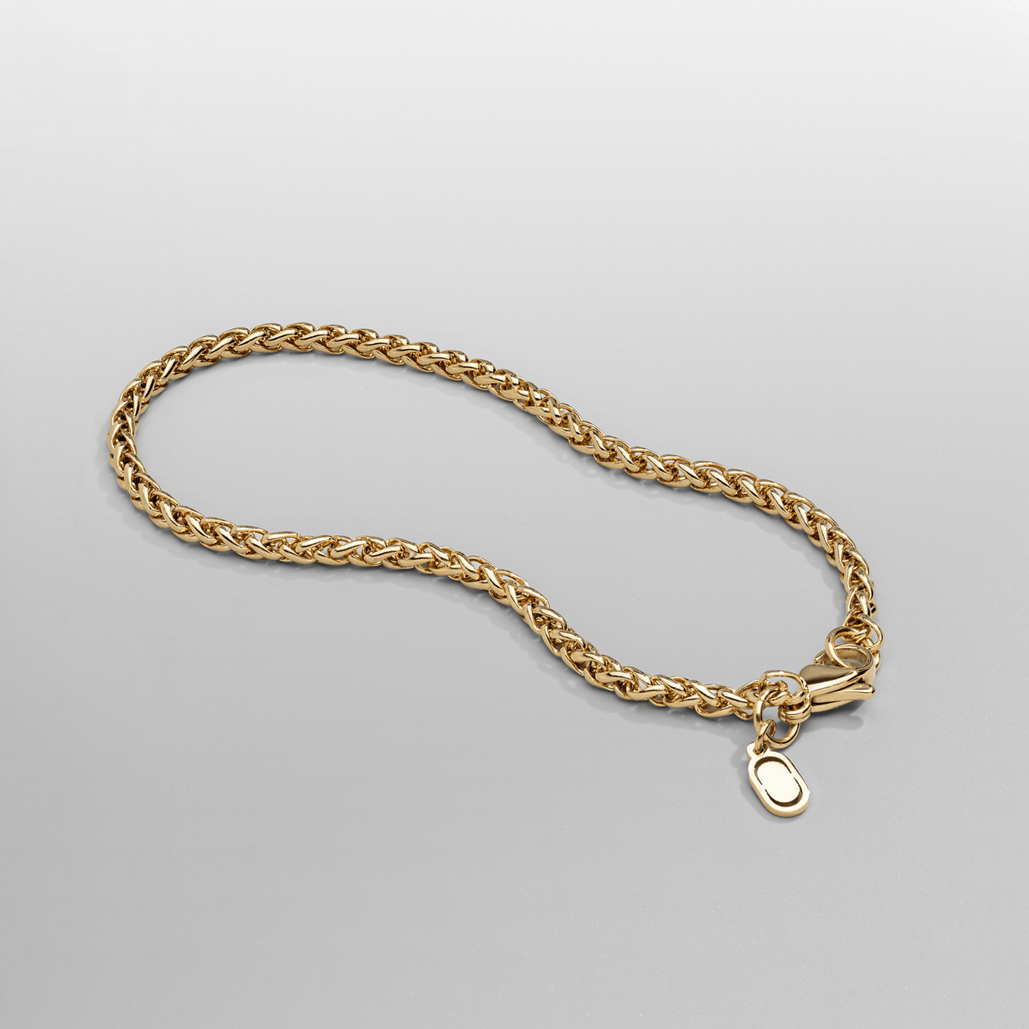 Wheat Bracelet (Gold) 4mm